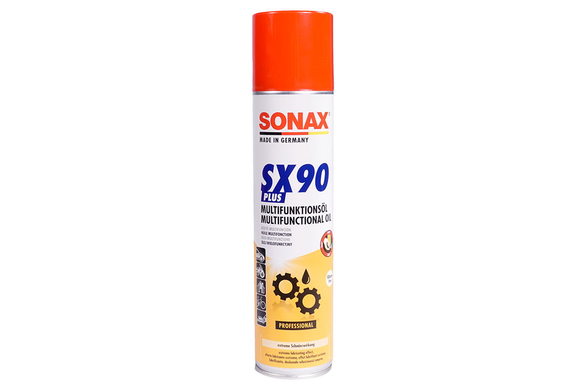 SONAX SX 90 plus aceite en aerosol afloja pernos y desoxidante